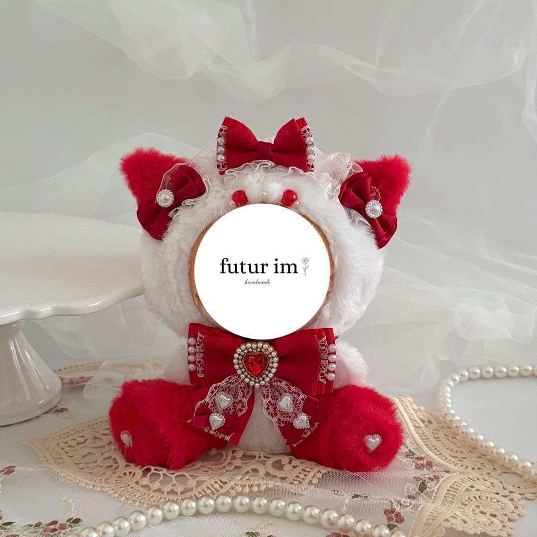 aB様 ぬい服 ふわふわ猫耳 着ぐるみ 16cm にじぬい 推しぬい aB様 ぬい服 ふわふわ猫耳 着ぐるみ 16cm にじぬい 推しぬい aB様